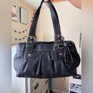 🖤Coach Black Pleated Soho Shoulder bag 🖤